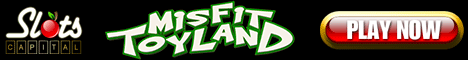 Play Misfit Toyland Video Slot from Rival Powered at Slots Capital Casino