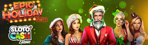 Epic Holiday party offer from slotocash casino 
