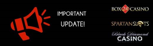 Update from casinos for all 